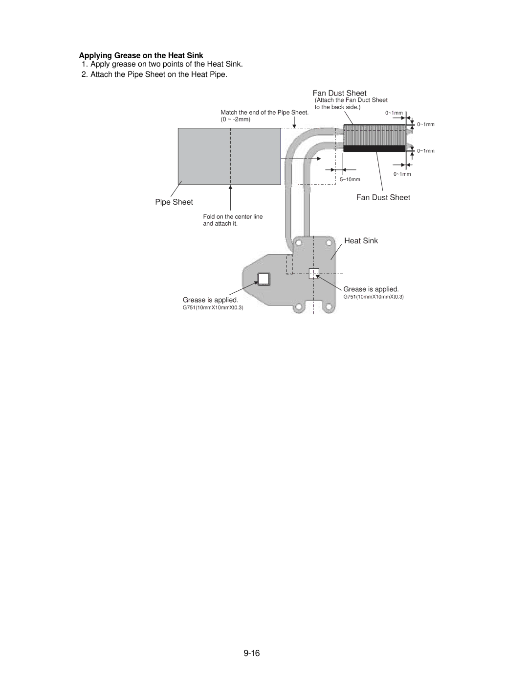 Panasonic CF-74JCJBD1 M service manual Applying Grease on the Heat Sink 