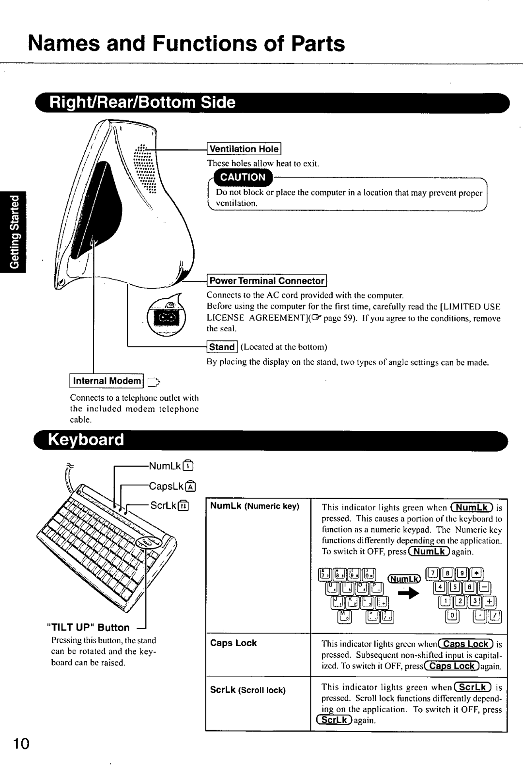 Panasonic CF-E1M manual 