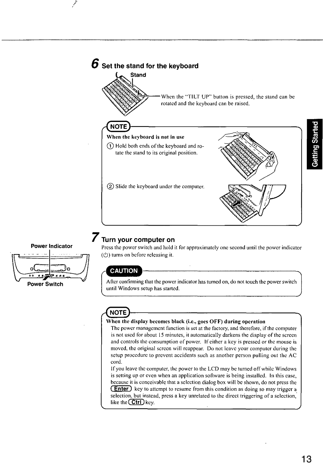 Panasonic CF-E1M manual 