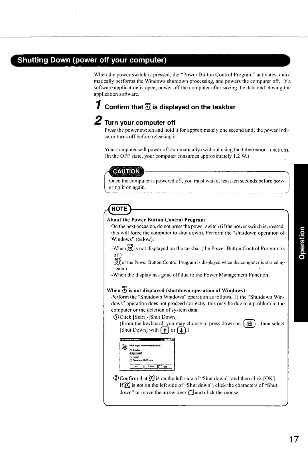 Panasonic CF-E1M manual 