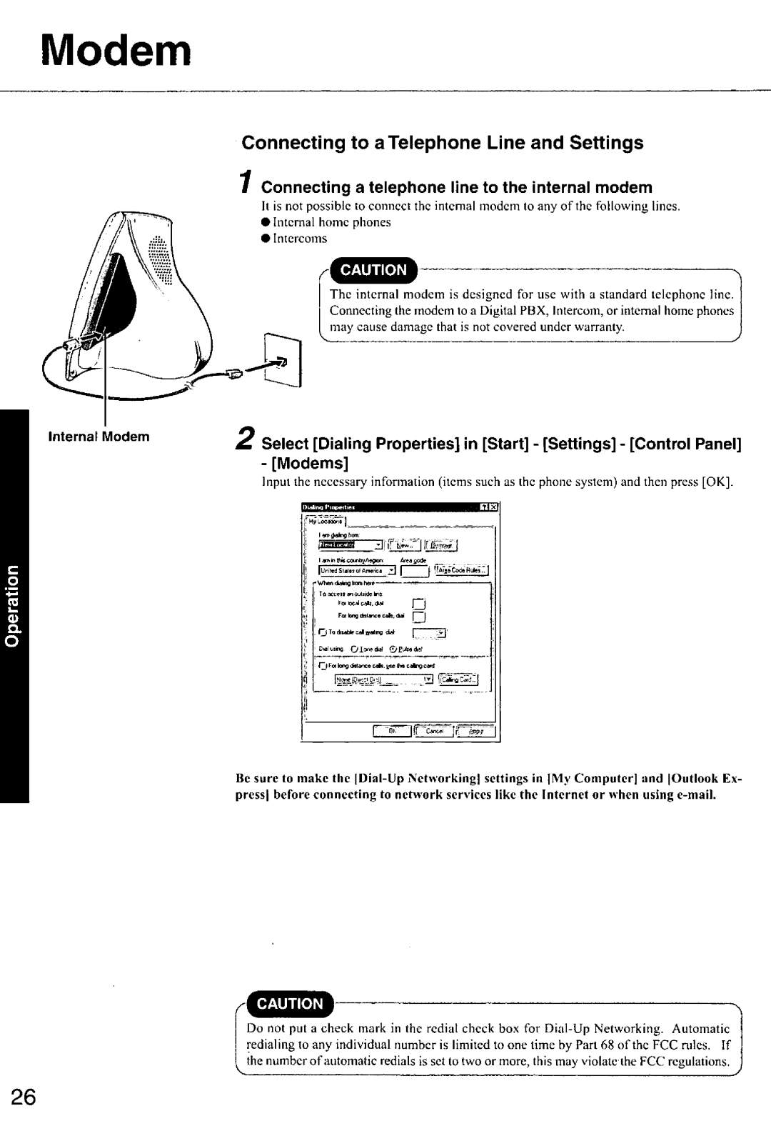 Panasonic CF-E1M manual 