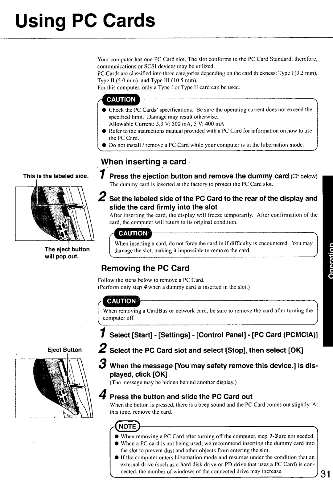 Panasonic CF-E1M manual 