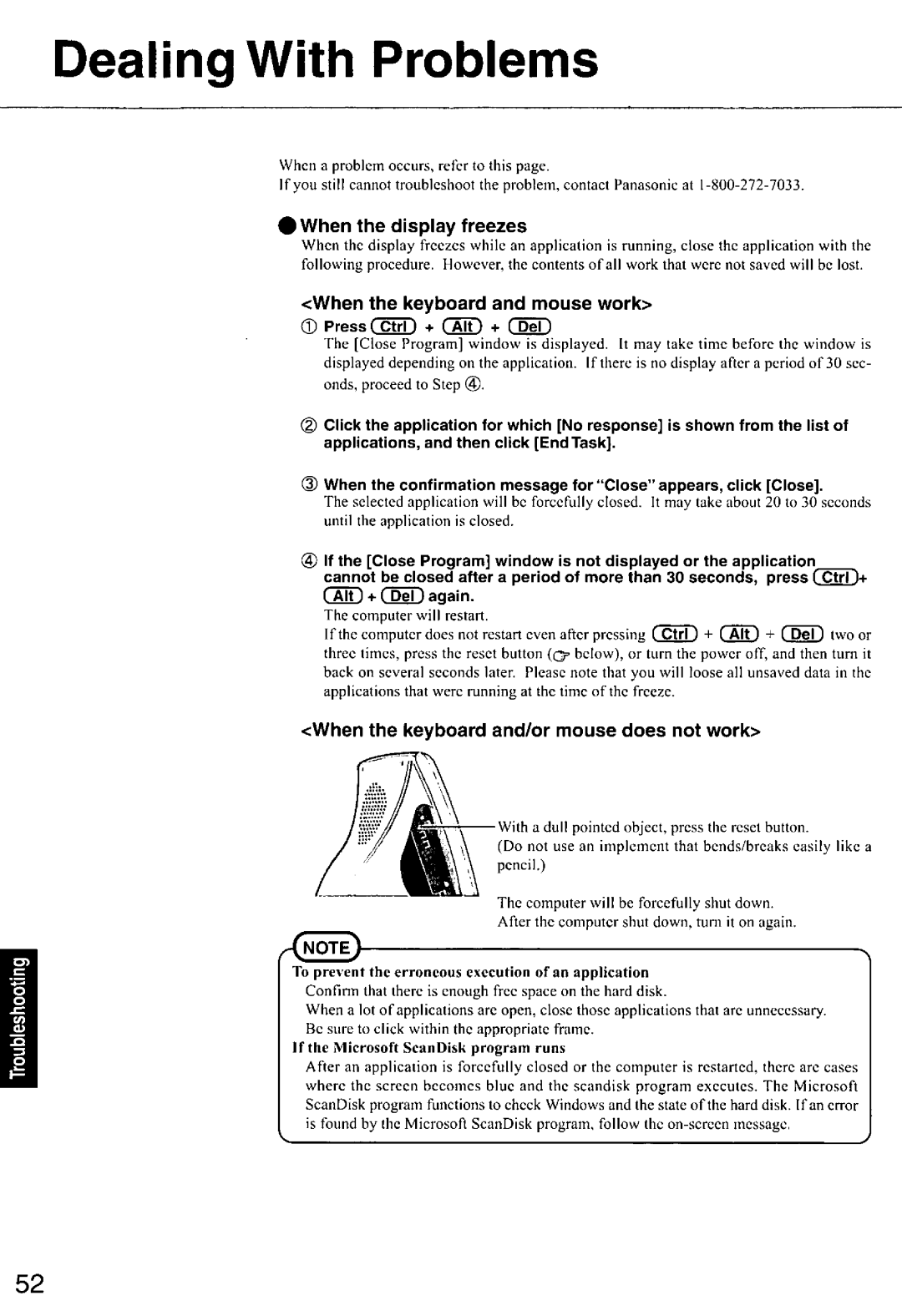 Panasonic CF-E1M manual 