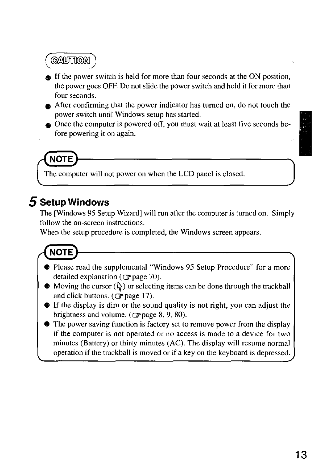 Panasonic CF-M32 Series manual 