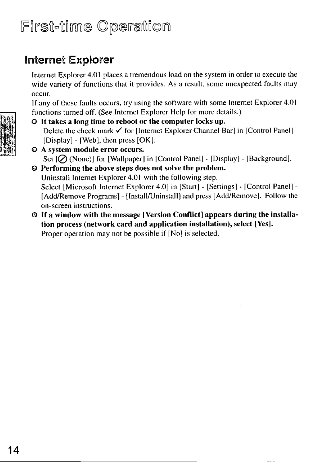 Panasonic CF-M32 Series manual 