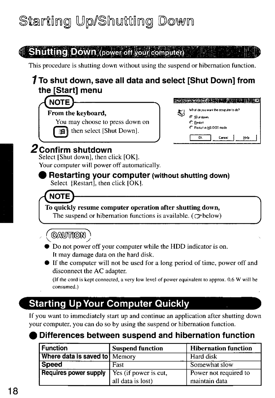 Panasonic CF-M32 Series manual 