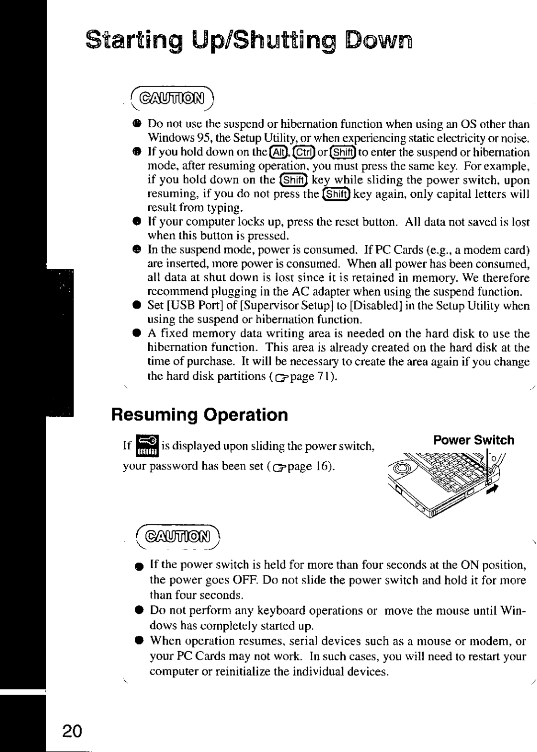 Panasonic CF-M32 Series manual 