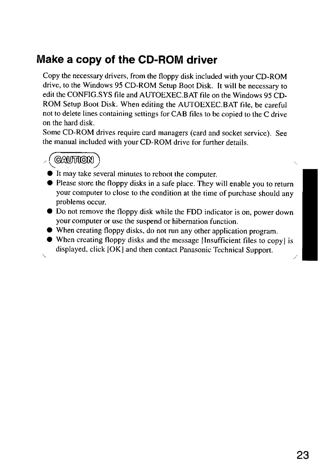 Panasonic CF-M32 Series manual 