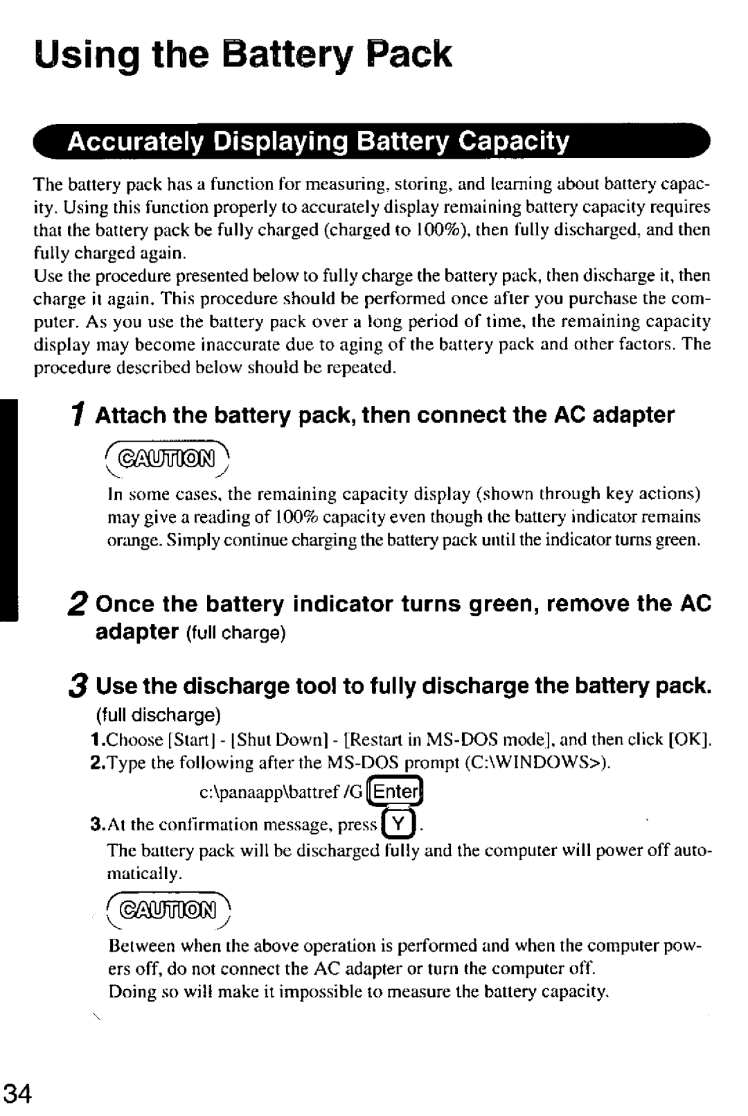 Panasonic CF-M32 Series manual 
