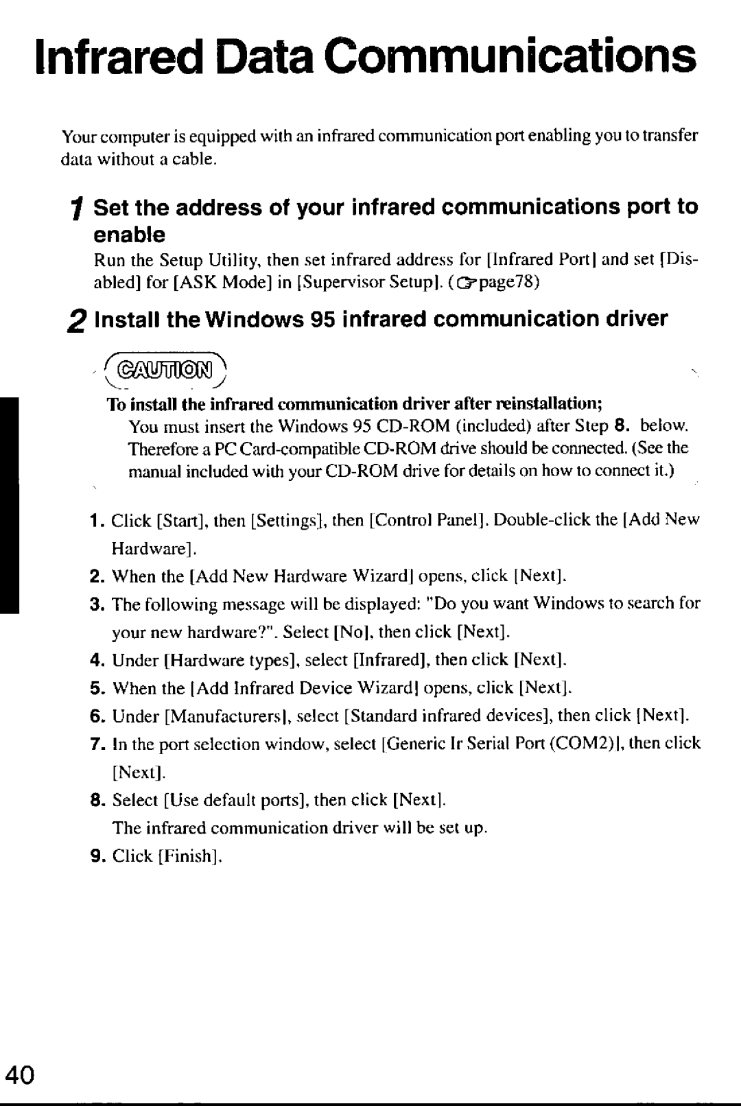 Panasonic CF-M32 Series manual 