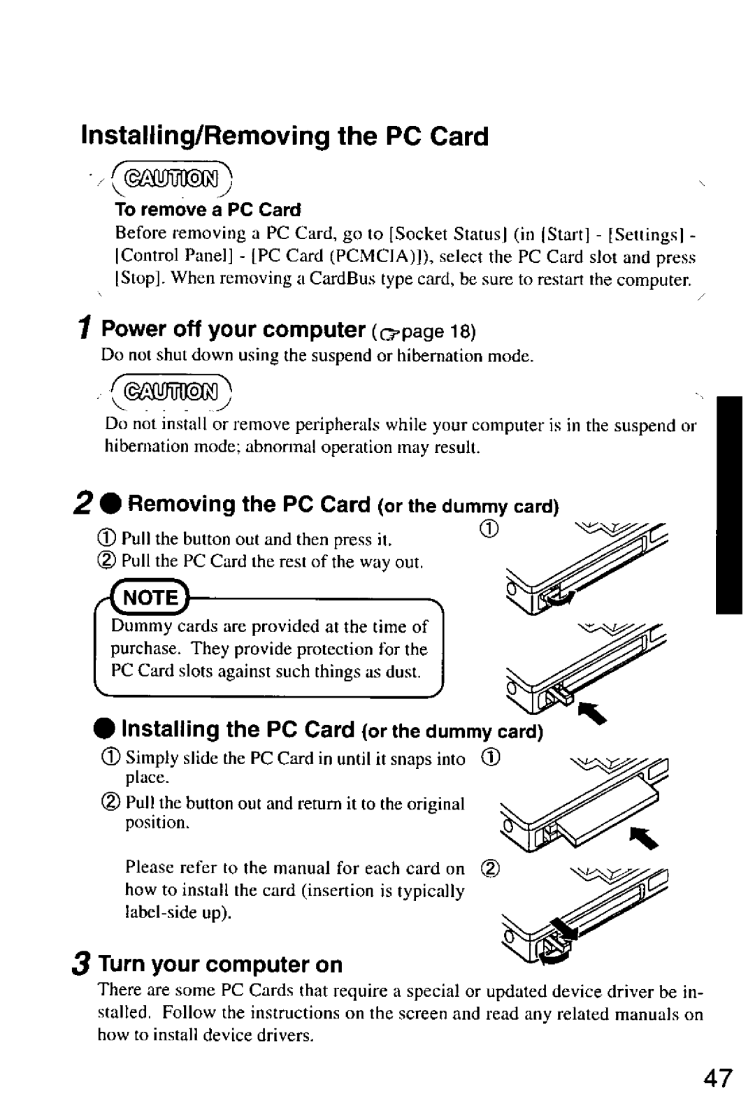 Panasonic CF-M32 Series manual 