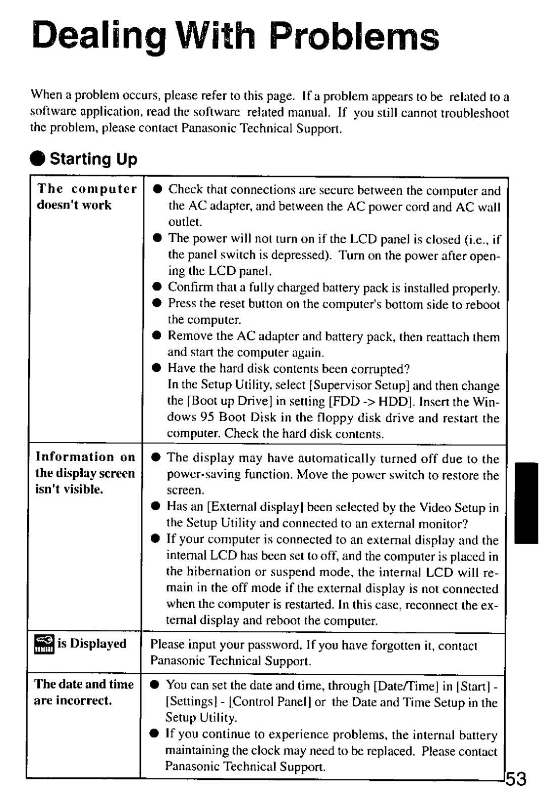Panasonic CF-M32 Series manual 
