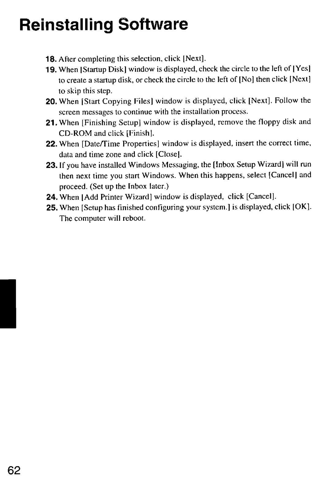 Panasonic CF-M32 Series manual 