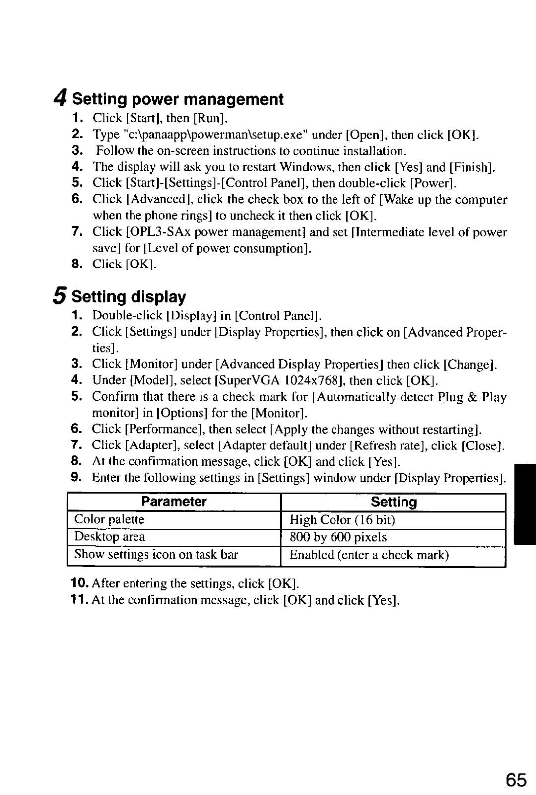 Panasonic CF-M32 Series manual 