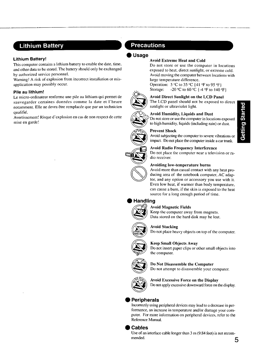 Panasonic CF-R1 manual 