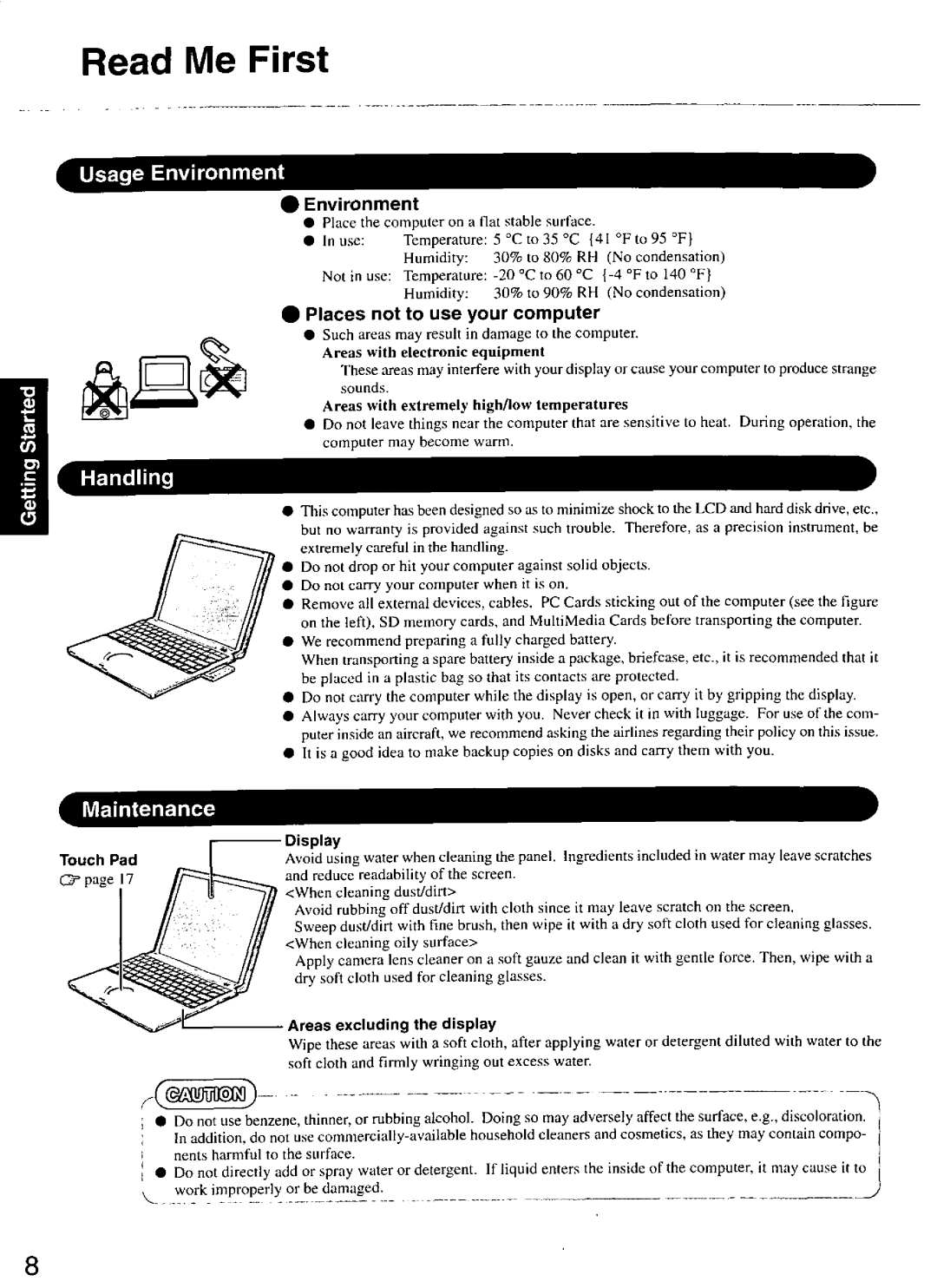 Panasonic CF-R1 manual 