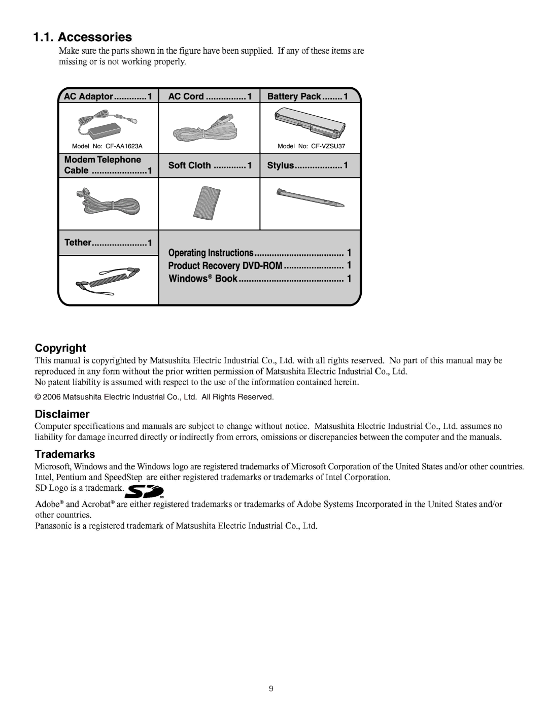 Panasonic CF-T4HWETZBM service manual 