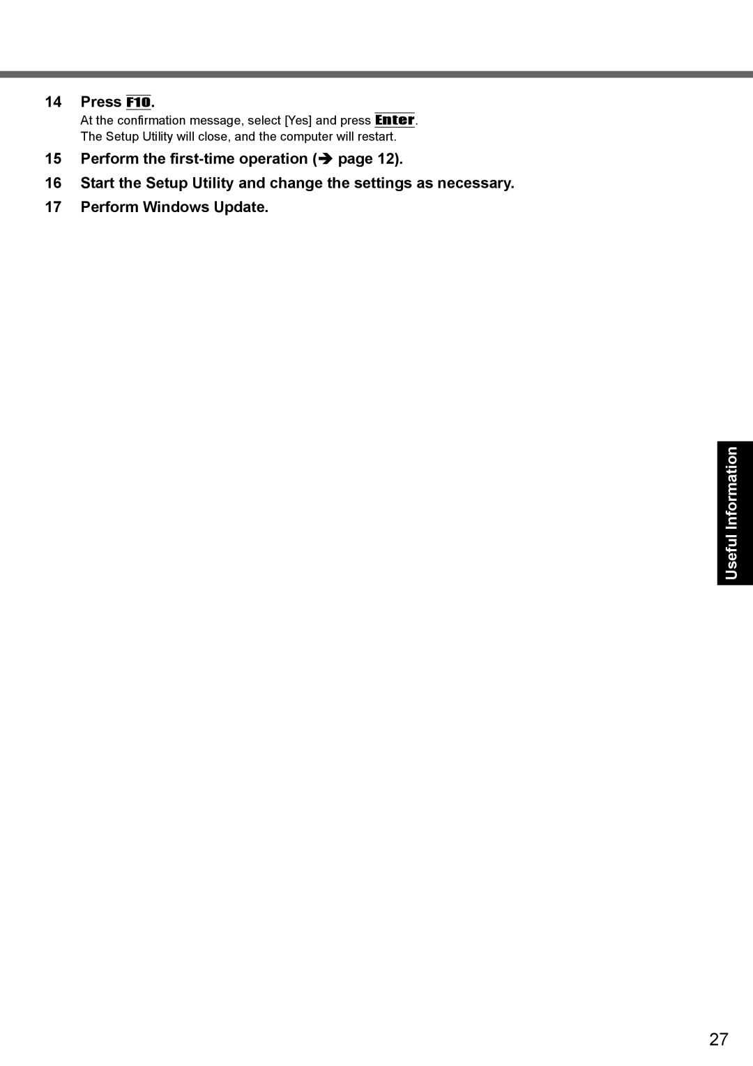 Panasonic CF-T7 appendix Appendix Troubleshooting Useful Information Getting Started 