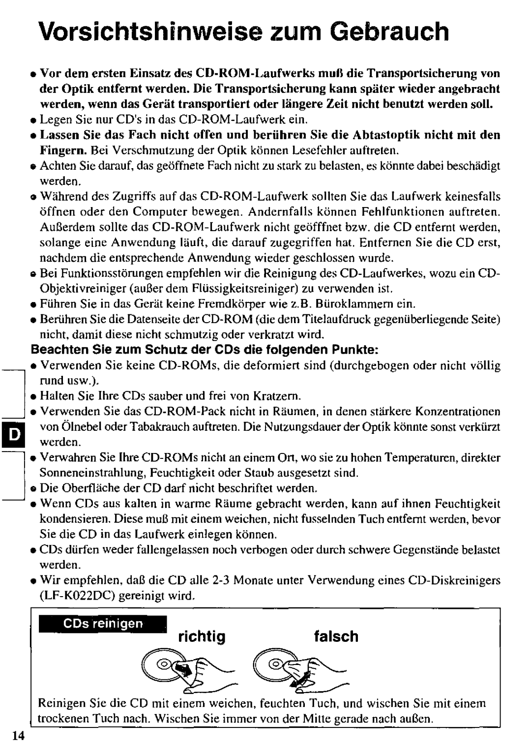 Panasonic CF-VCD711 manual 