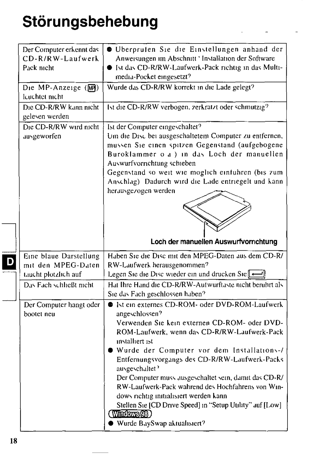 Panasonic CF-VCW721 manual 