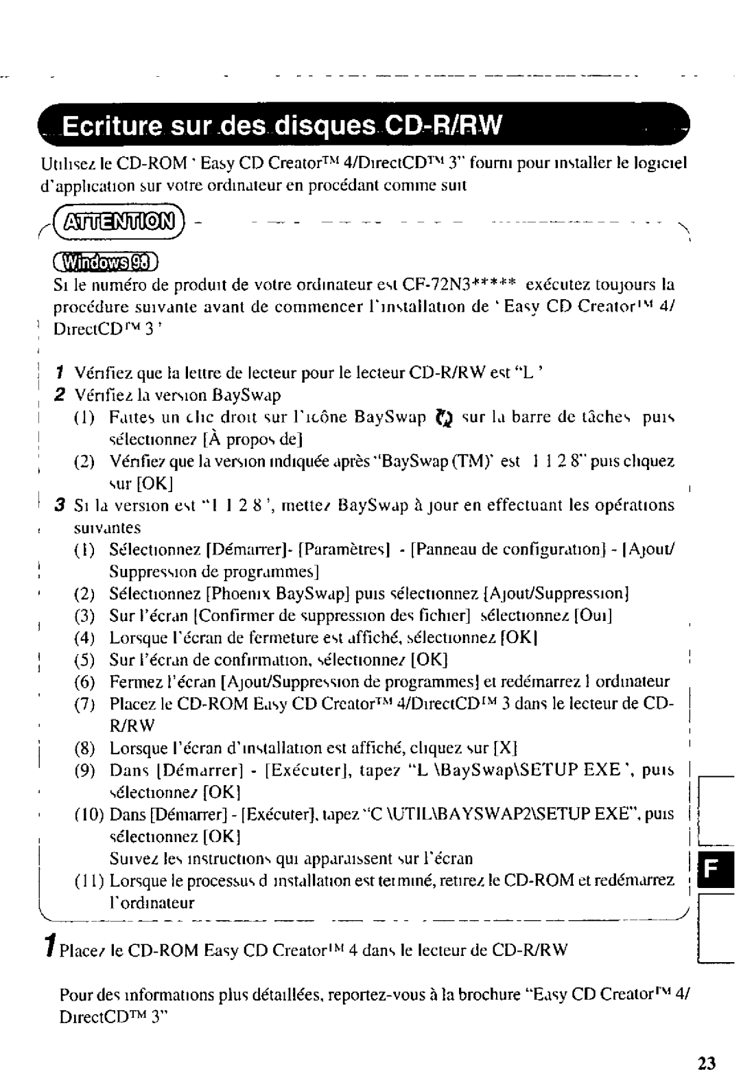 Panasonic CF-VCW721 manual 