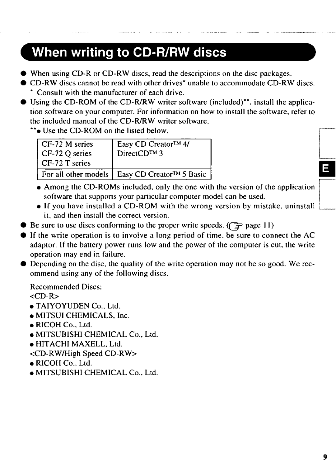 Panasonic CF-VCW722 manual 