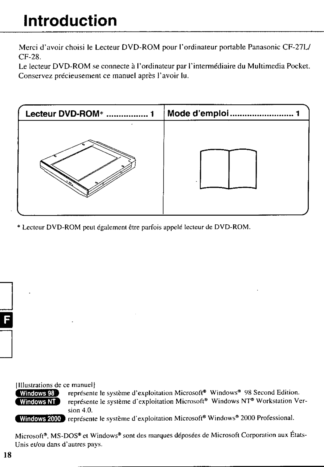 Panasonic CF-VDD283 manual 