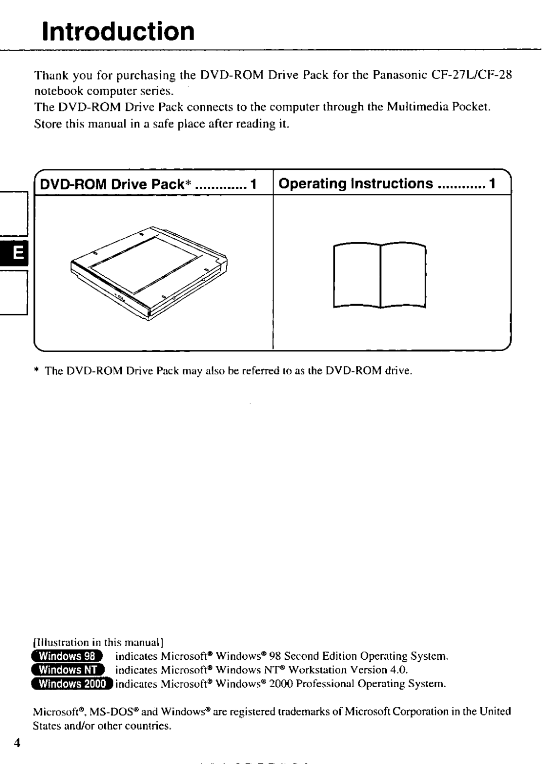 Panasonic CF-VDD283 manual 