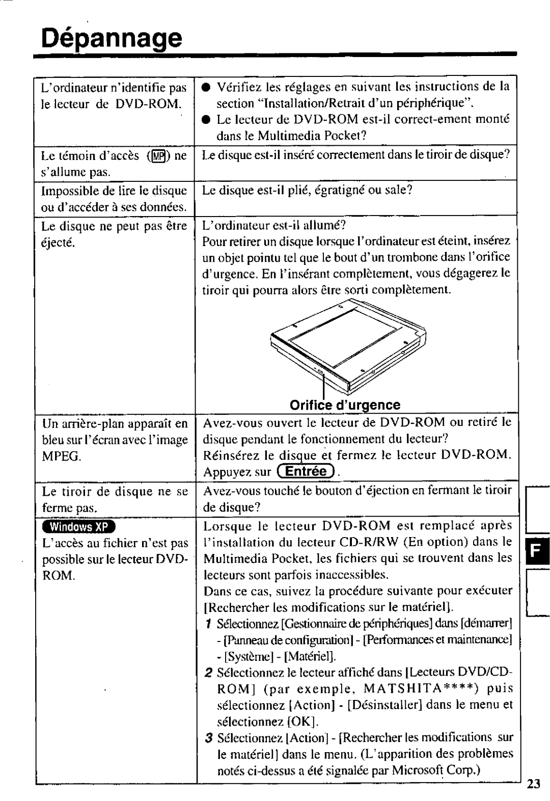 Panasonic CF-VDD285 manual 