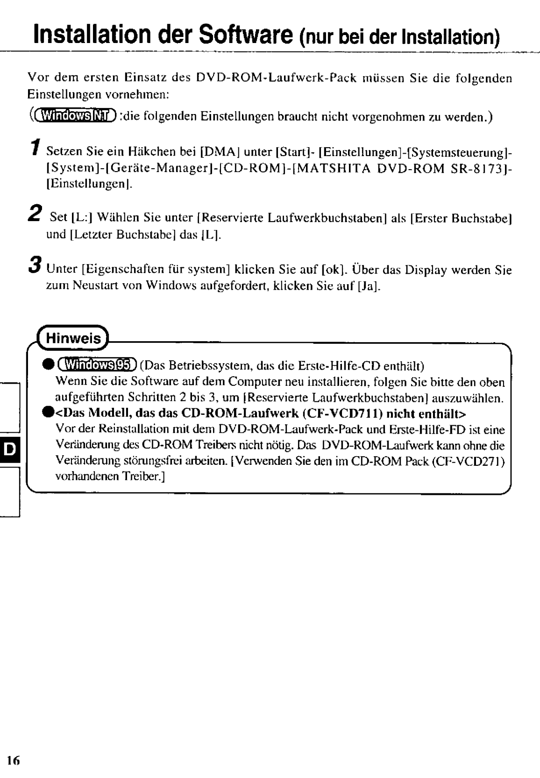 Panasonic CF-VDD712 manual 