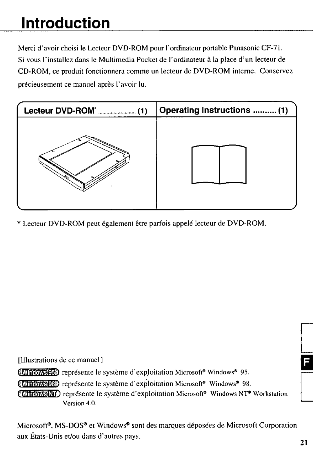 Panasonic CF-VDD712 manual 