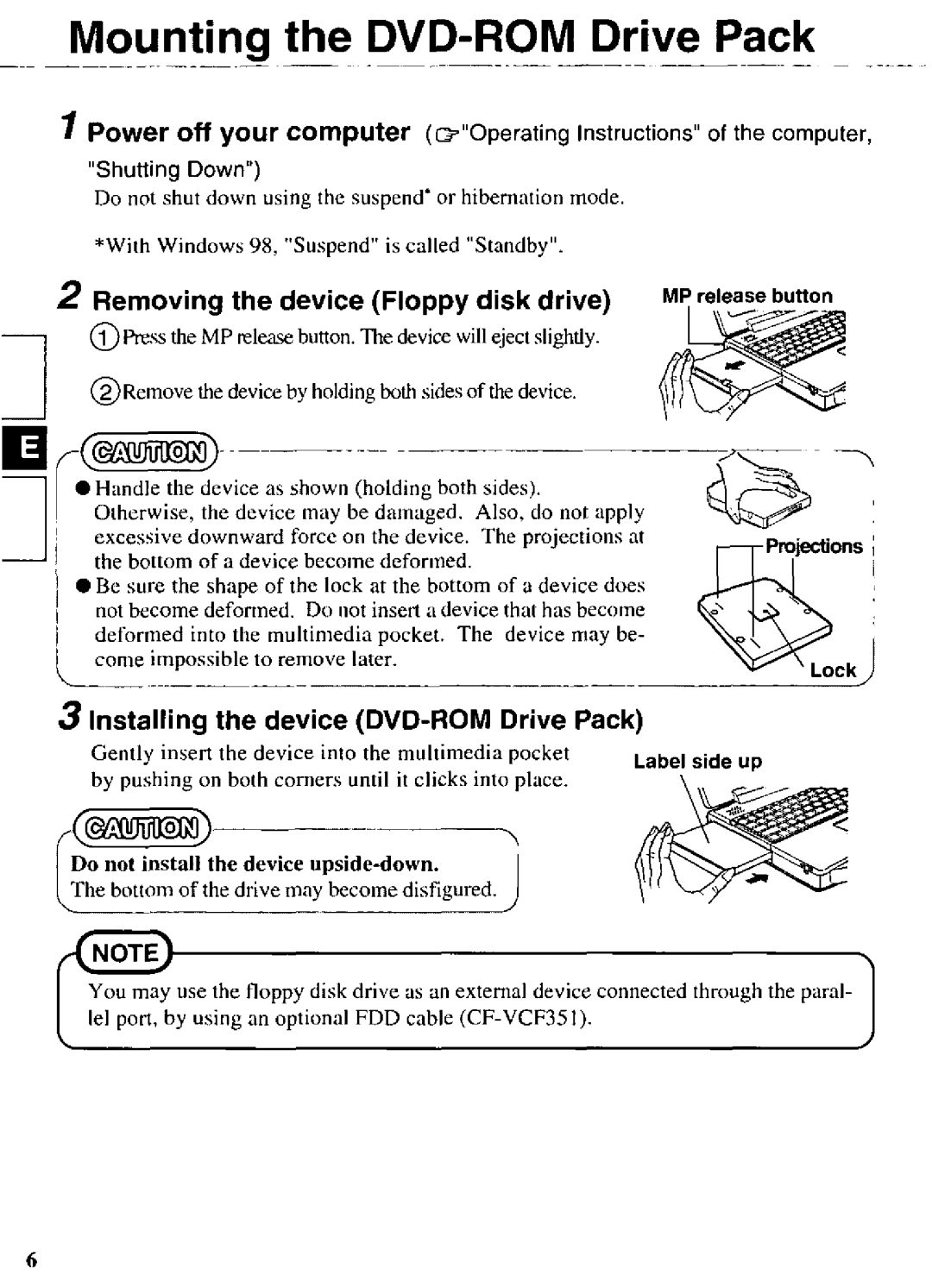 Panasonic CF-VDD712 manual 