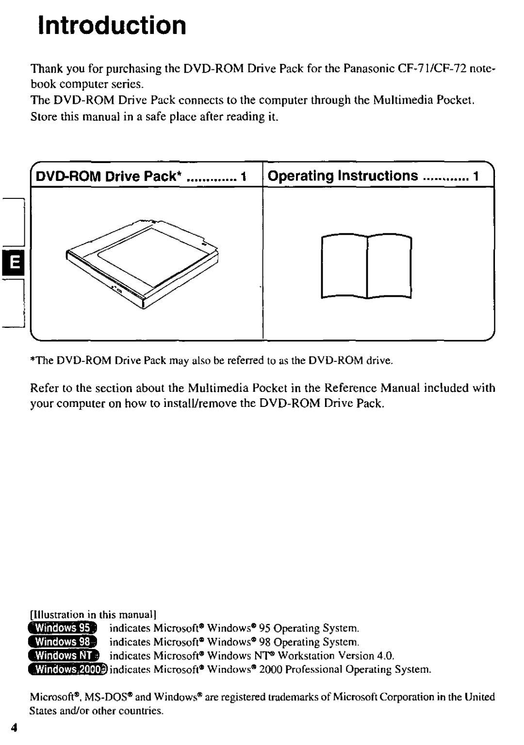 Panasonic CF-VDD721 manual 