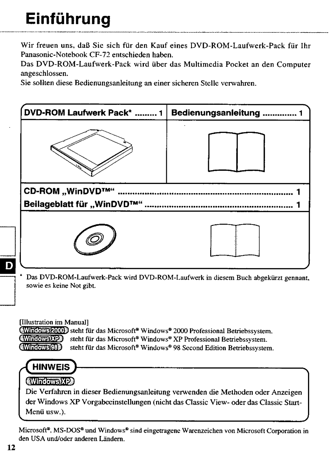 Panasonic CF-VDD723 manual 