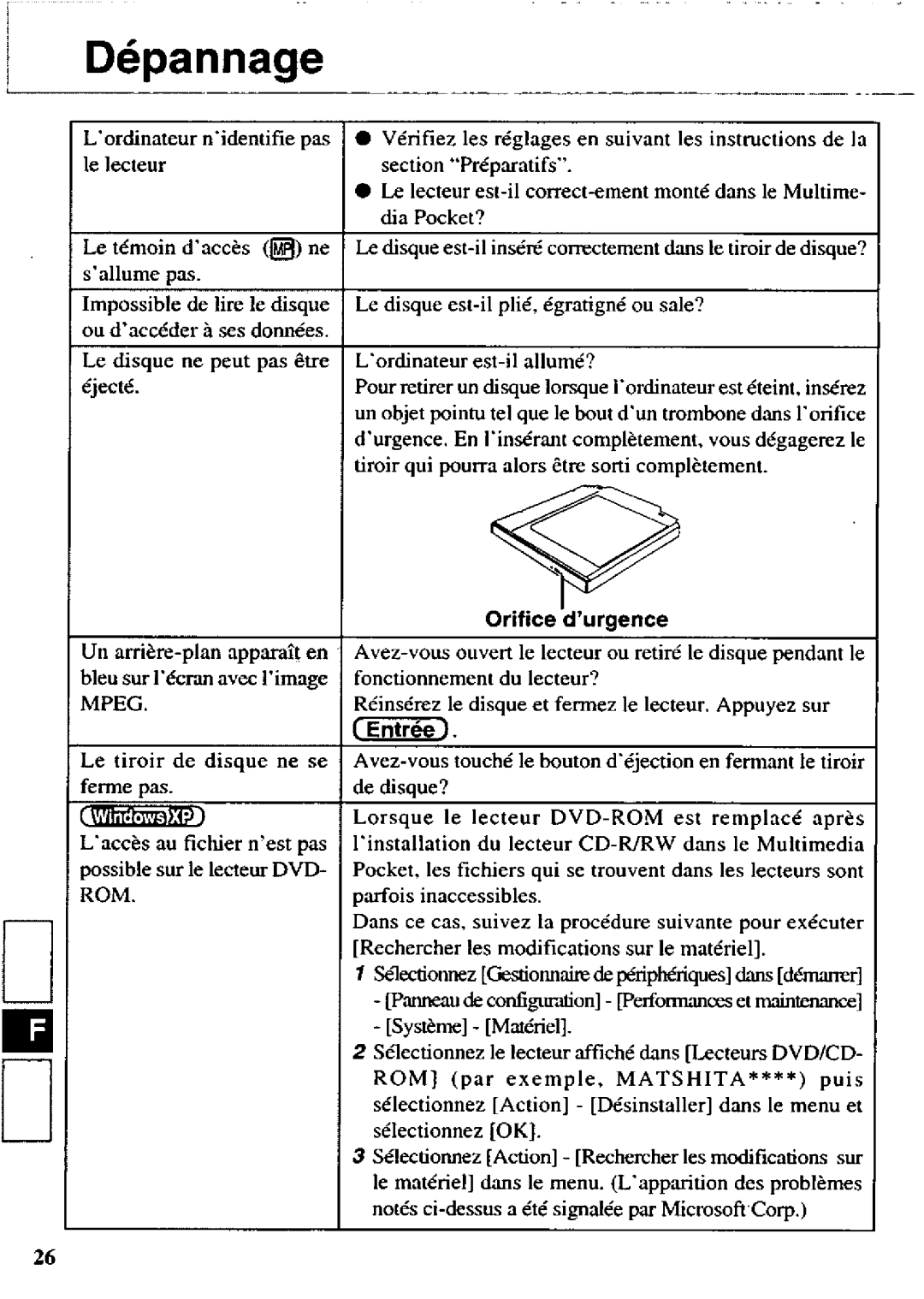 Panasonic CF-VDD723 manual 