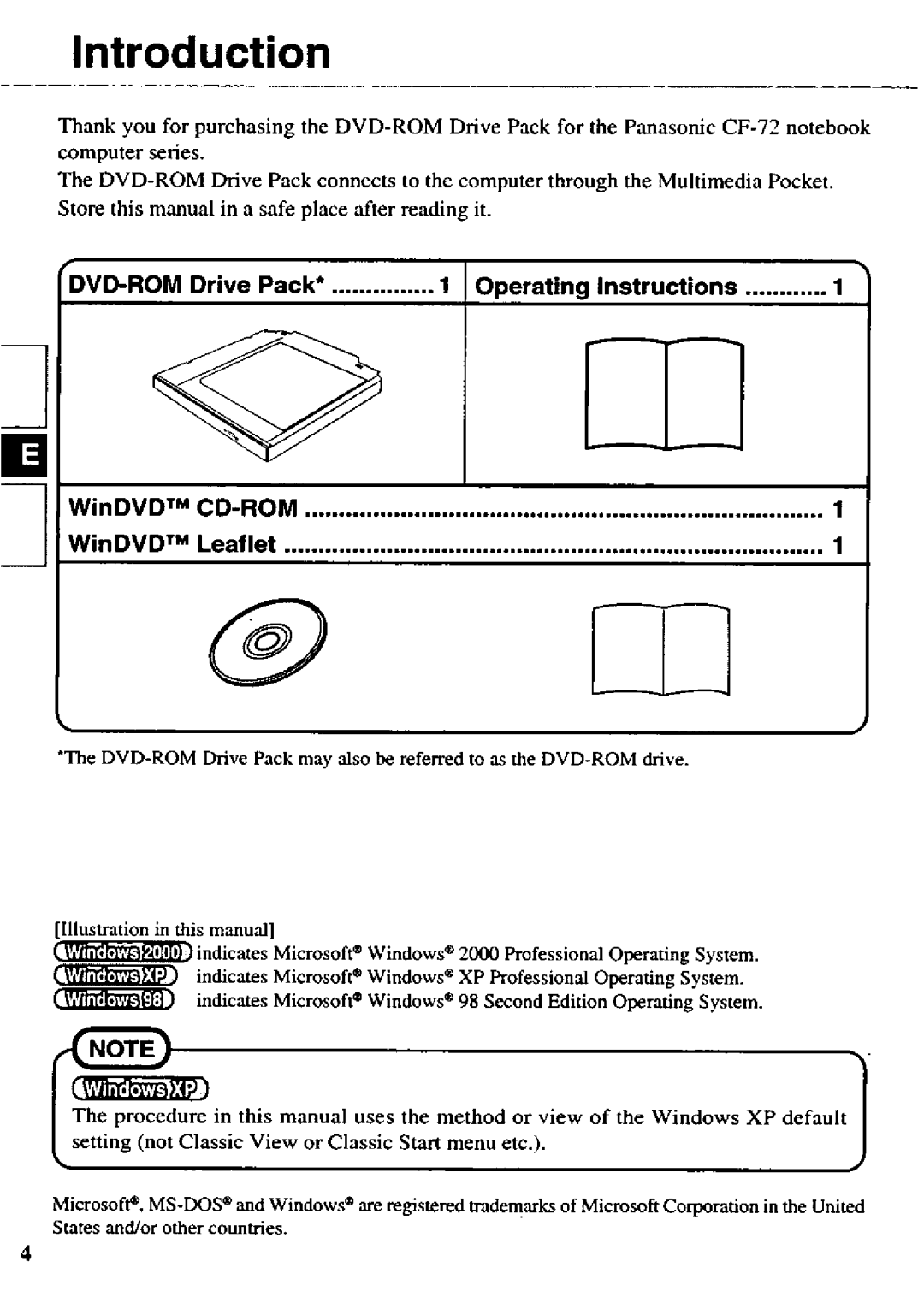 Panasonic CF-VDD723 manual 