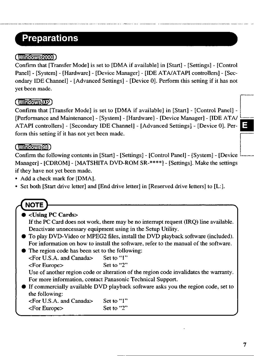 Panasonic CF-VDD723 manual 