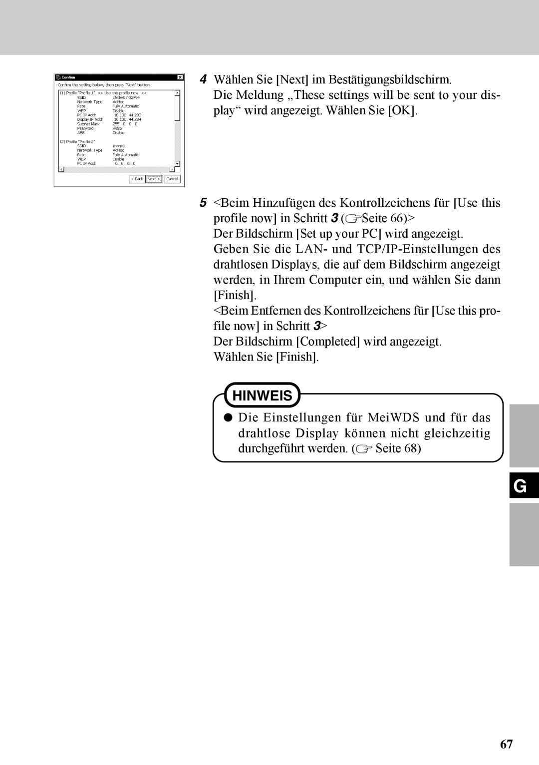 Panasonic CF-VDW07BH specifications Hinweis 