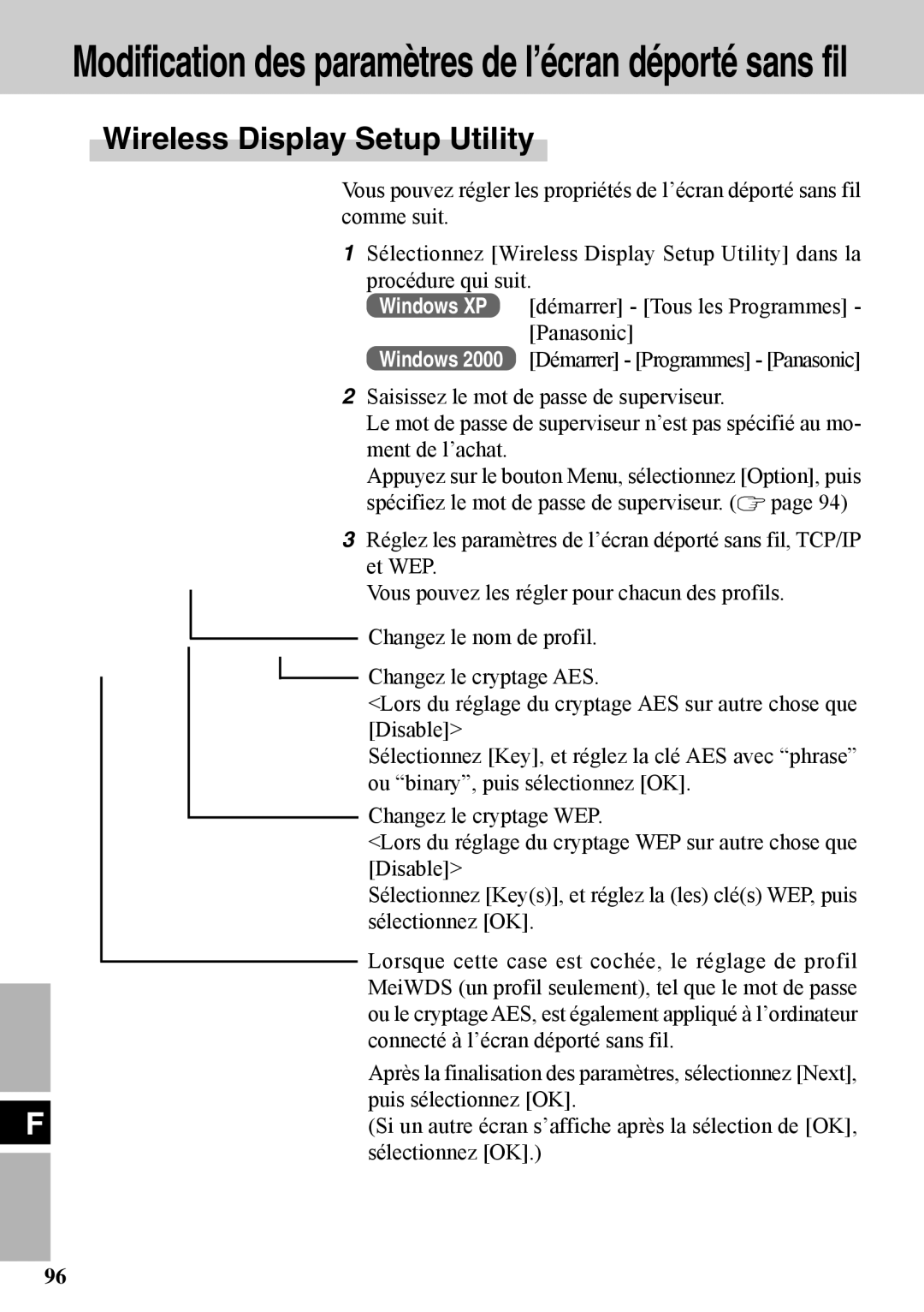 Panasonic CF-VDW07BH specifications 