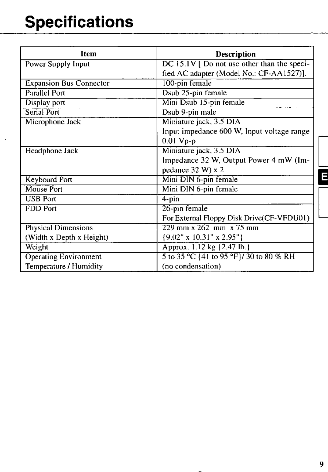 Panasonic CF-VEB341 manual 