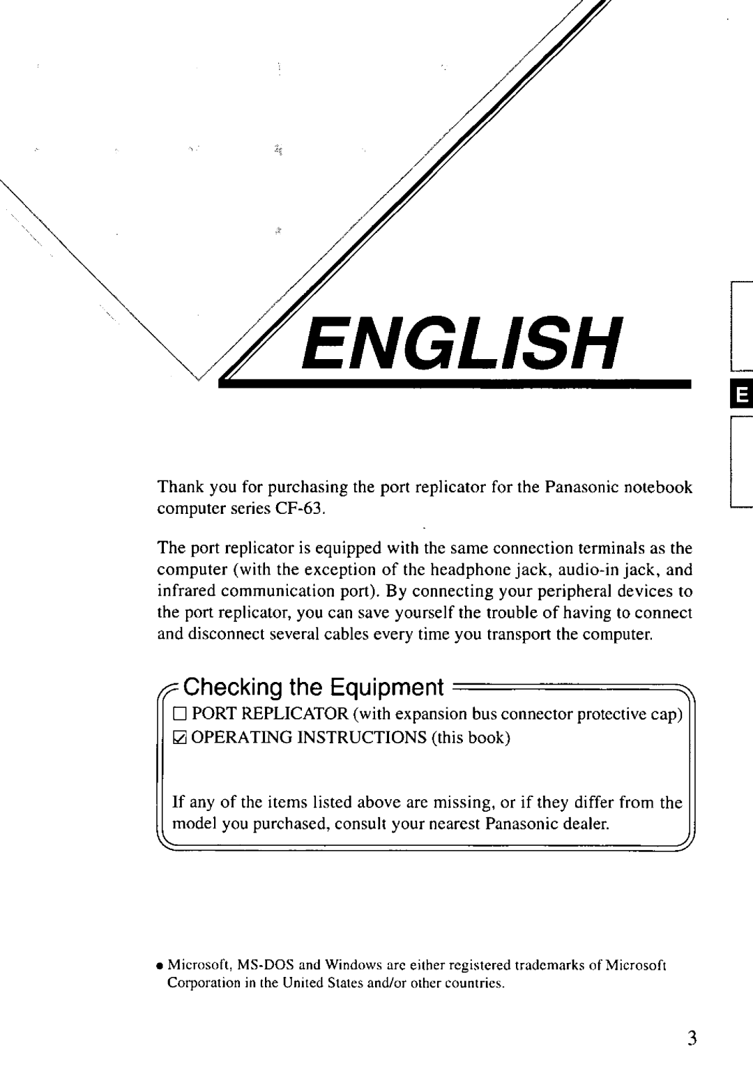 Panasonic CF-VEB612A manual 