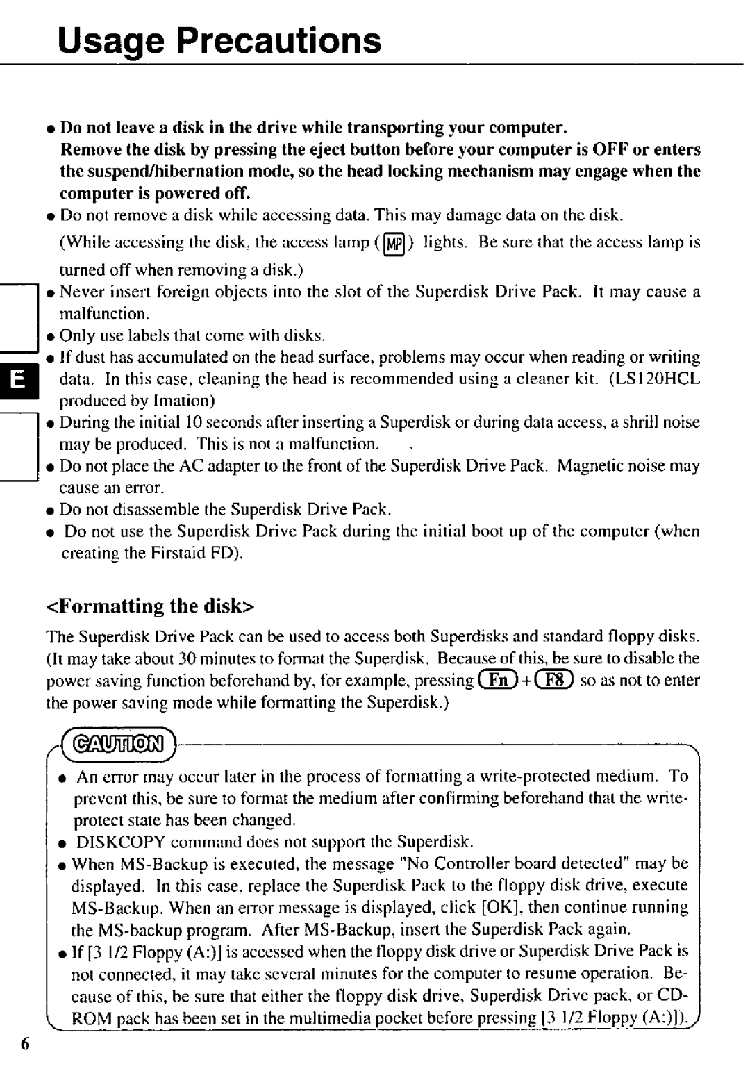 Panasonic CF-VFS271 manual 