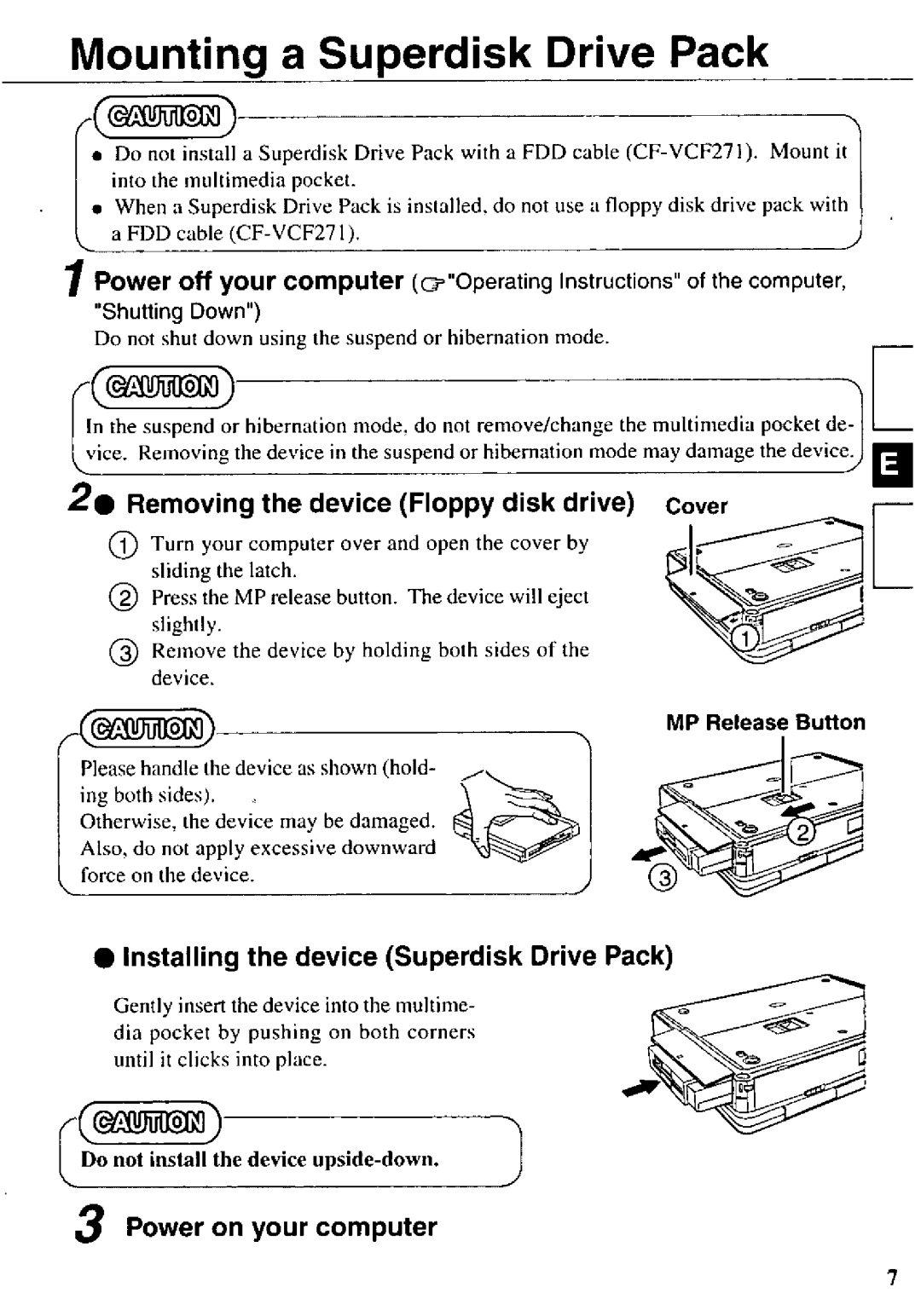 Panasonic CF-VFS271 manual 