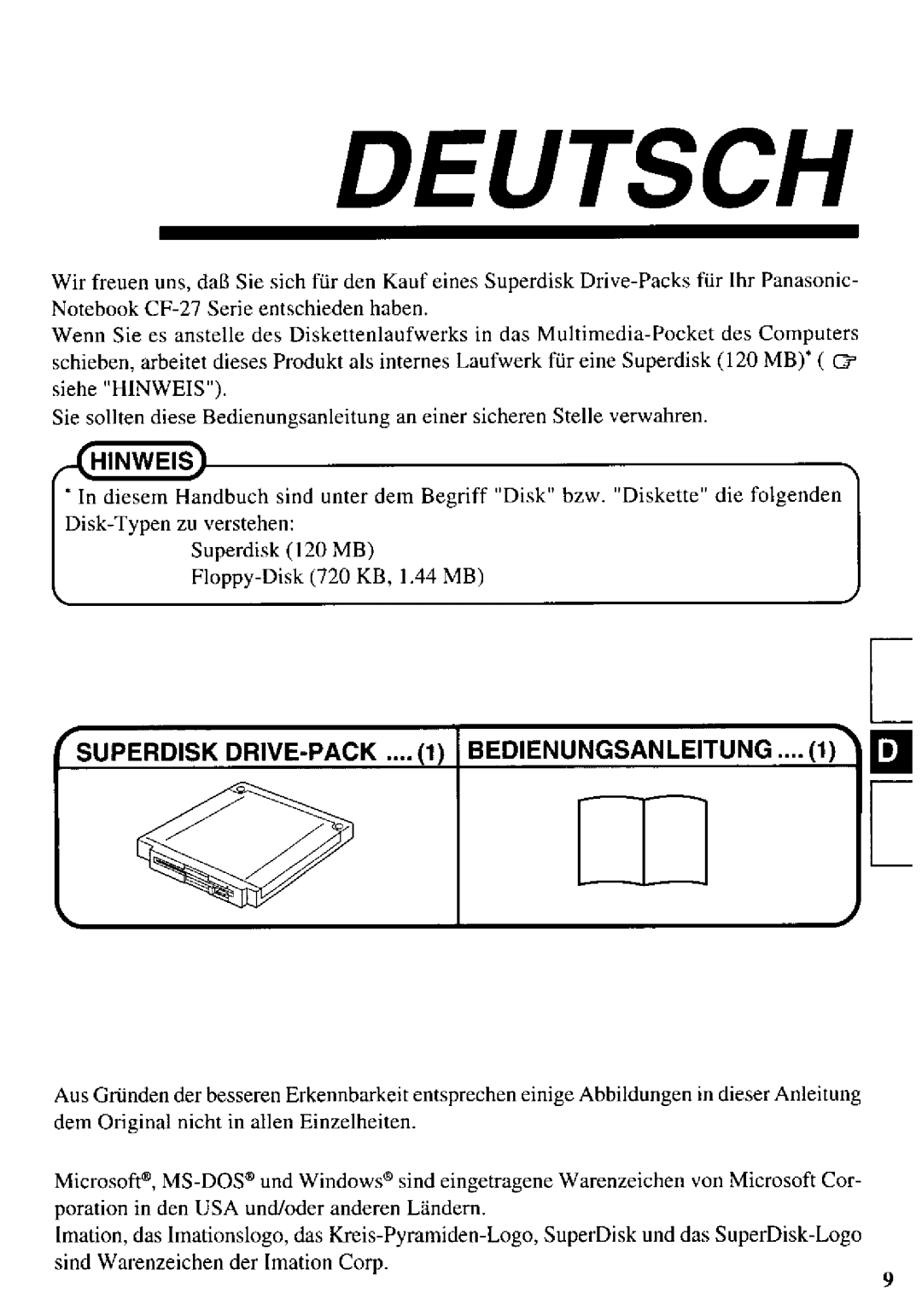 Panasonic CF-VFS271 manual 