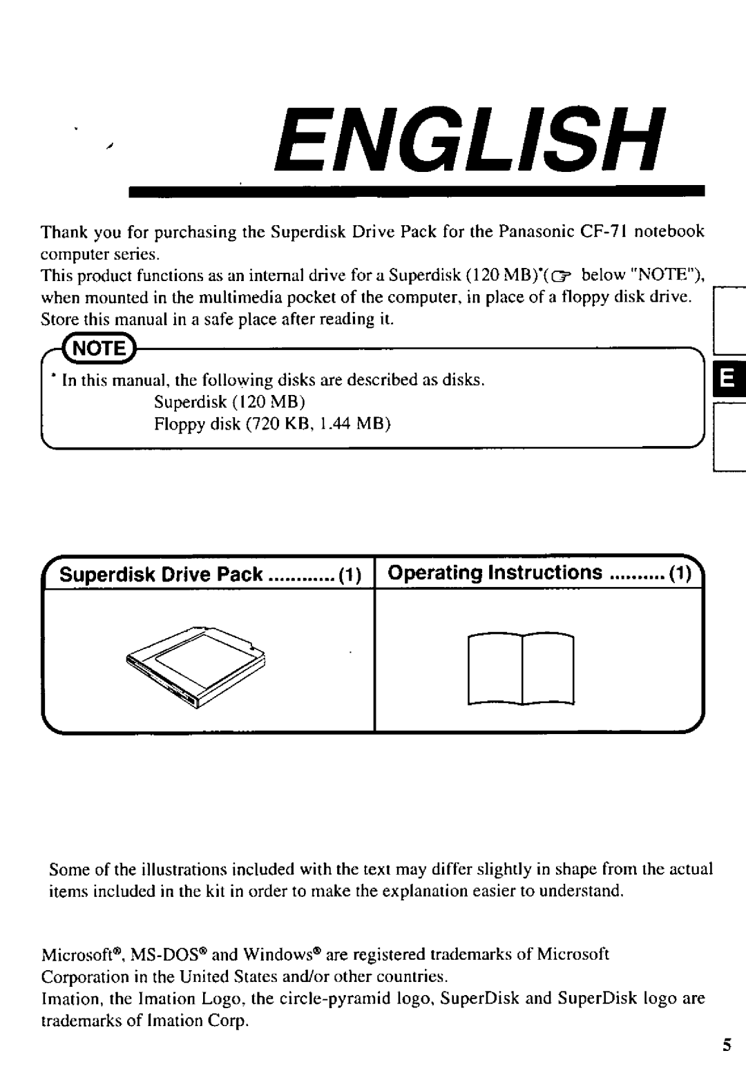 Panasonic CF-VFS712 manual 