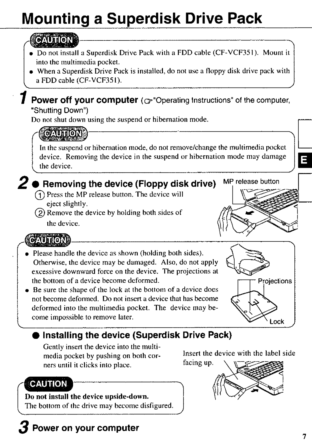 Panasonic CF-VFS712 manual 