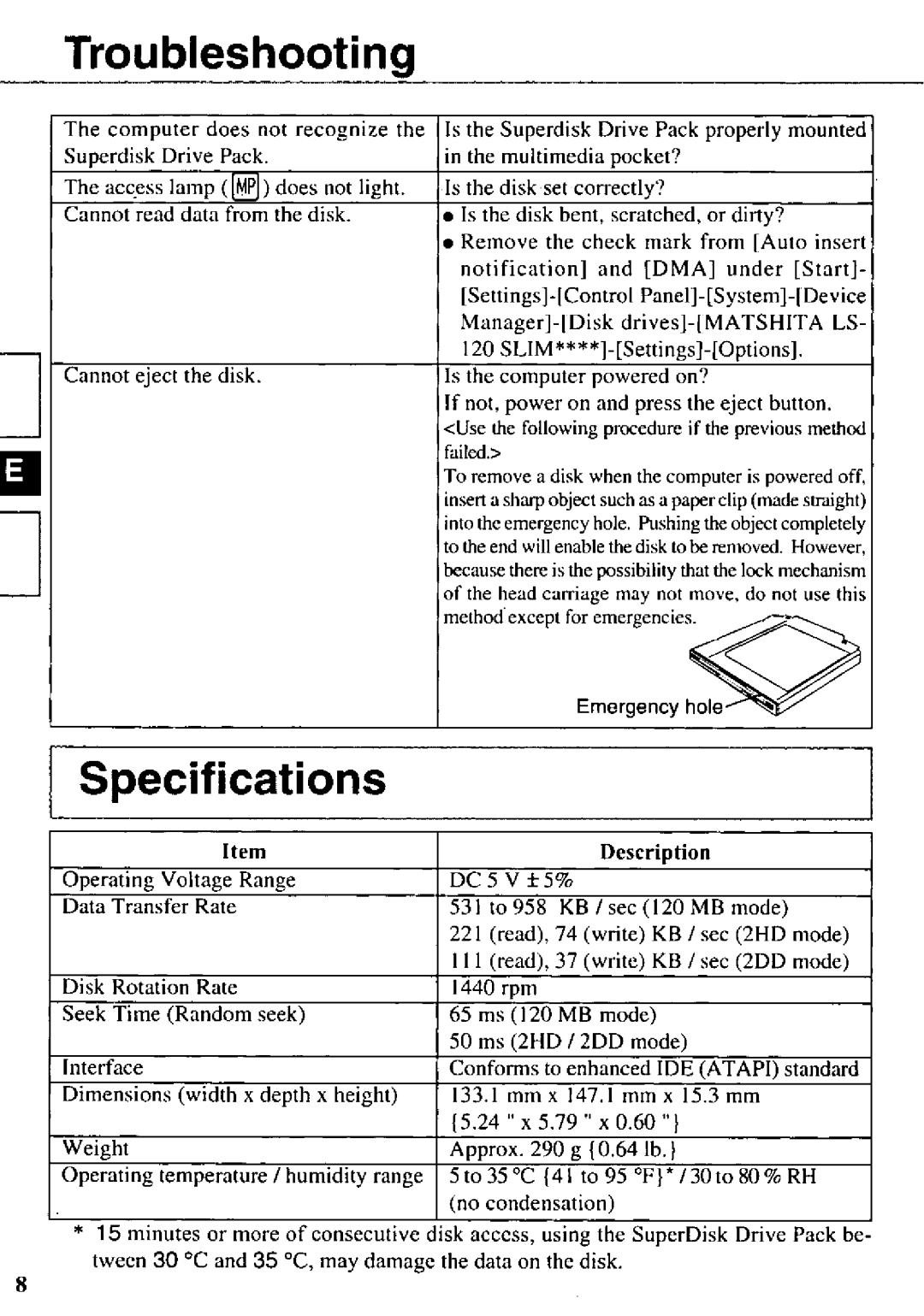 Panasonic CF-VFS712 manual 