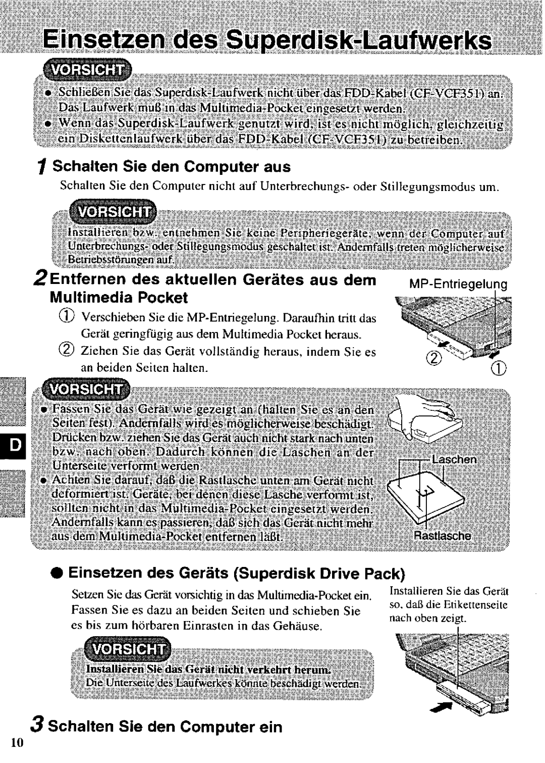 Panasonic CF-VFS721 manual 