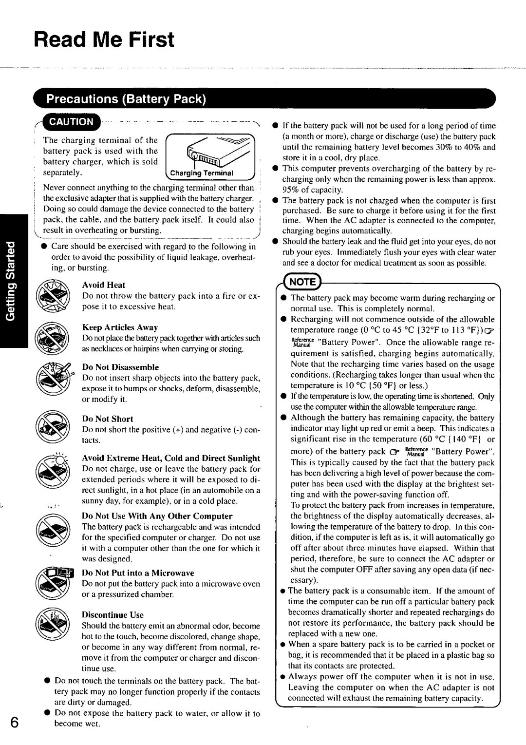 Panasonic CF47 manual 