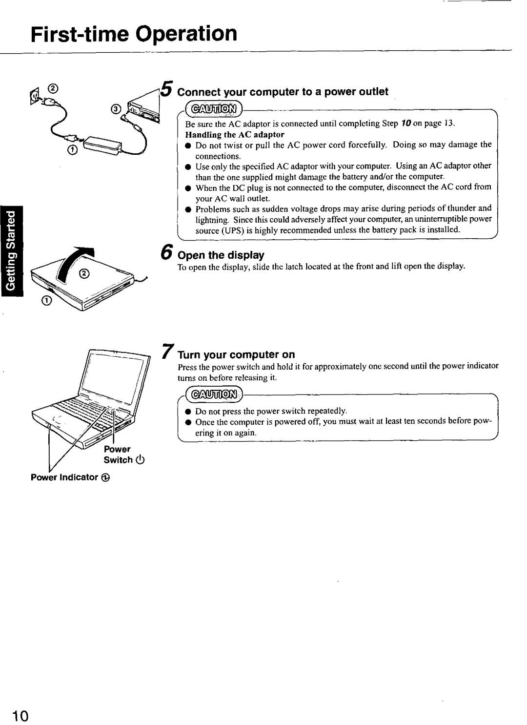 Panasonic CF48 manual 